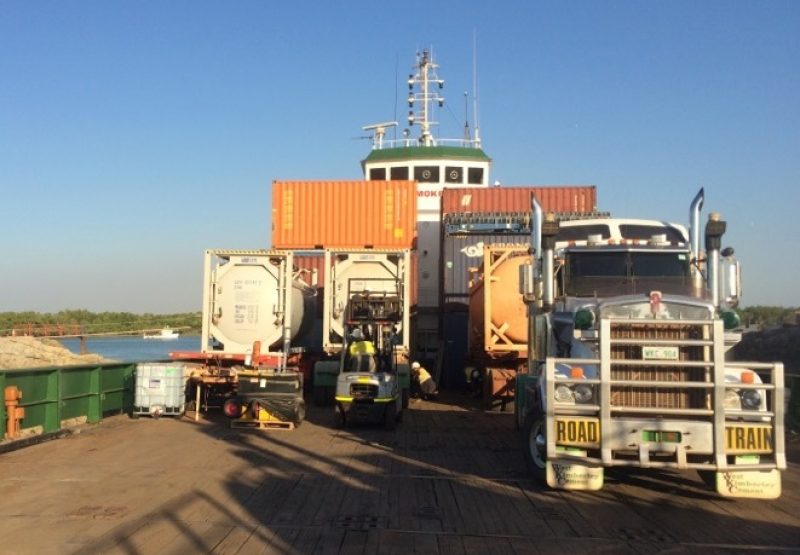 Gove Project Barge Tanker Loading Gove Project Barge Tanker Loading