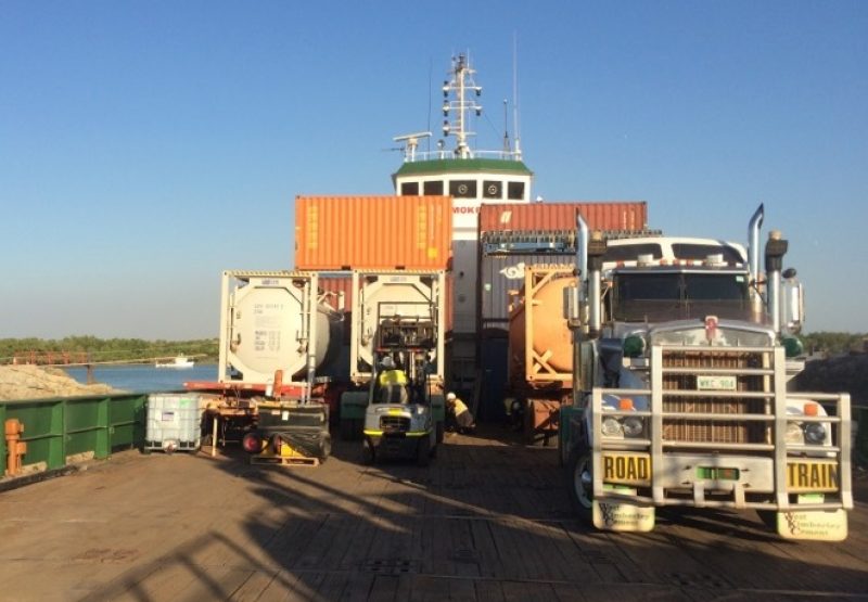 Gove Project Barge Tanker Loading